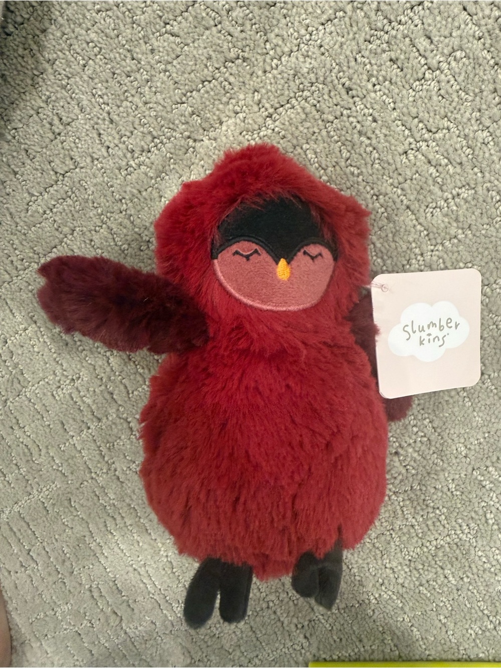 Slumberkins Plush Red Bird Toy for Pets & Kids